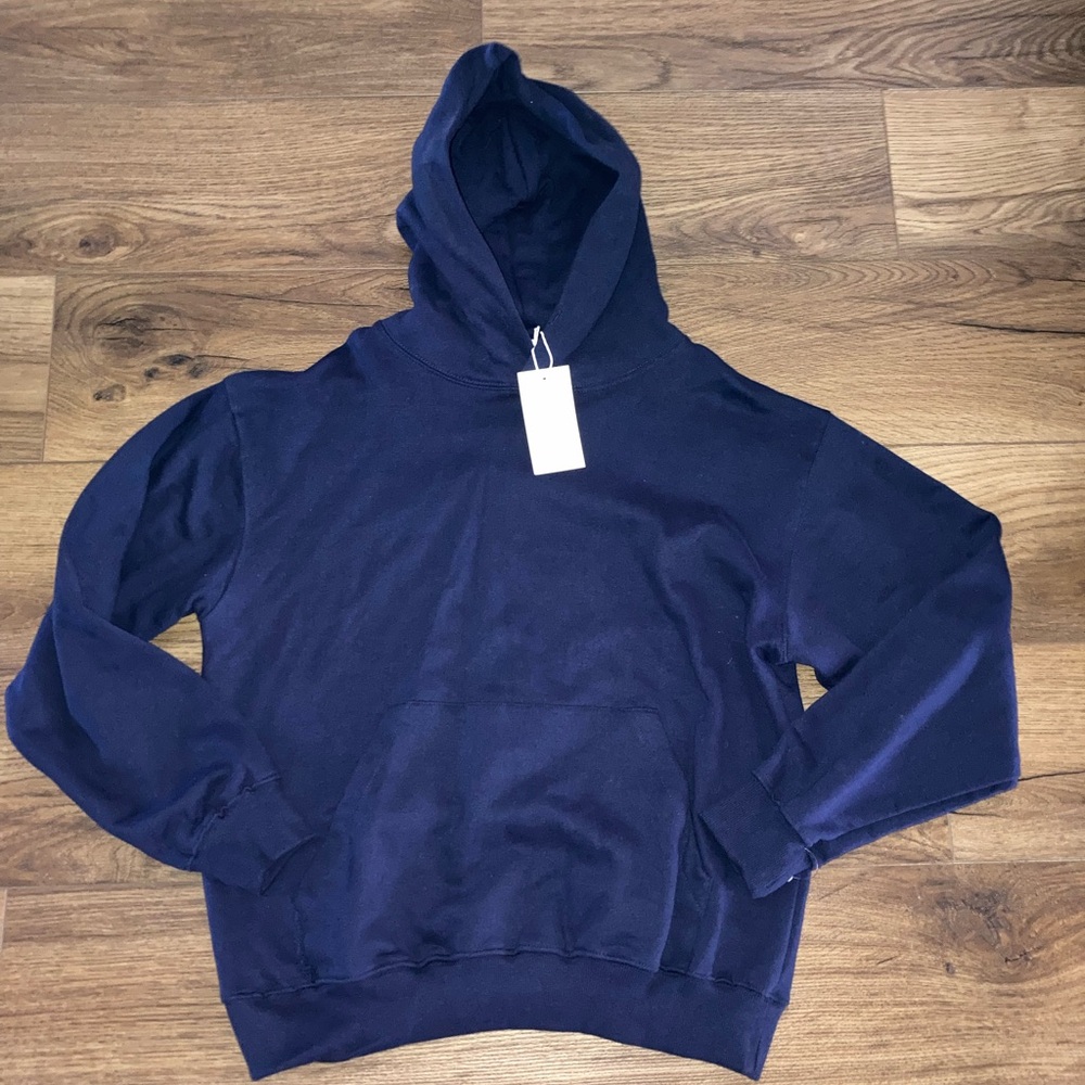 MNML Men's blue Hooded hoodie sweater size M new